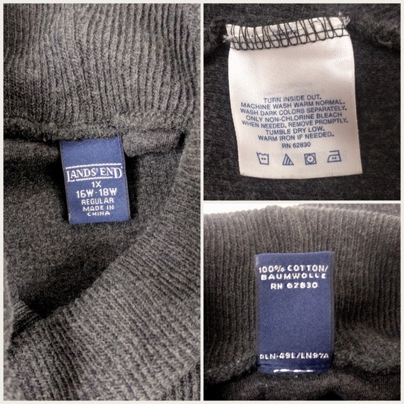 ⬇️$30 Vintage Lands End Ribbed Turtleneck - Picture 7 of 8